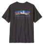 Patagonia M's Fitz Roy Foothills T-Shirt férfi póló fekete Ink Black