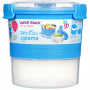 Ételtároló doboz Sistema Round Lunch Stack TO GO 965ml kék