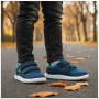 Bugga Safi Blue gyerek barefoot cipők egész éves használatra