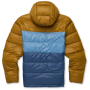 Cotopaxi M'S Fuego Max Down Hooded Jacket férfi tollkabát sárga/kék Bronze and Deep Sea