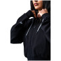 Nebbia Black zip-up hoodie Power női pulóver