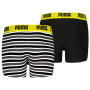 Puma Everyday Striped Boxers 2P fiú boxeralsó
