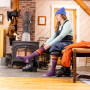 Darn Tough Snowburst Otc Midweight With Cushion női térdzokni