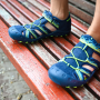 Bugga Tiki Dark Blue/Green gyerek szandál