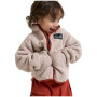Didriksons Gibbs Kids Fullzip 2 Beach Beige/Rust gyerek pulóver