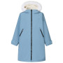 Regatta Junior Waterproof Changing Robe Pro Grey Mirage vízálló gyerekkabát világosszürke Grey Mirage