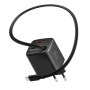 Swissten SlideCharge Gan 45W, 1X USB-A 18W + kabel USB-C 0,75 m adapter