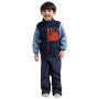 Didriksons Anten Kids Fullzip 2 Winter Blue gyerek pulóver