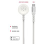 Swissten Wireless charging cable for Apple Watch 1,2 m töltő és adatkábel