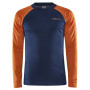 Craft Core Warm Baselayer Ls férfi funkcionális póló kék/narancs