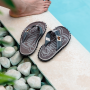 Gumbies Cool Grey férfi flip-flop