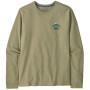 Patagonia Long-Sleeved Great Waves Responsibili-Tee férfi póló zöld Gumtree Green
