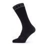 SealSkinz Waterproof Warm Weather Mid Length with Hydrostop vízálló zokni fekete/szürke