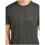 Icebreaker Merino Blend Core SS Tee Single Line Camp férfi funkcionális póló