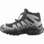 Salomon Xa Pro Mid Wp J Black-Sedona Sage-Wrought Iron gyerek cipő