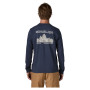 Patagonia M's L/S MW Hut Tripper Skyline T-Shirt férfi póló