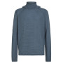 Icebreaker Men Mer 400 RealFleece Grid Pulover Hood férfi pulóver kék/szürke Abyss