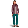 Ortovox Fleece Light Grid Hooded Jkt W női funkcionális pulóver