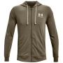 Férfi pulóver Under Armour Rival Terry LC FZ zöld