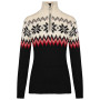 Dale of Norway Myking Fem Sweater női pulóver fekete Black Raspberry Offwhite