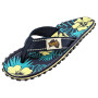 Gumbies Islander Blue Hibiscus flip-flop
