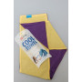 Hűtősál N-Rit Cool Towel Twin sárga/lila purpurový/žlutý