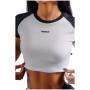 Nebbia Crop Top Leopard '97 Primal női póló