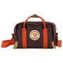 Fjällräven Kånken Koncept Crossbody válltáska fekete/piros Black Oak-Rowan Red