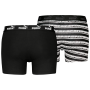 Puma Elements Striped Boxers 2P férfi boxer