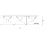 Outwell Parton Windscreen oldalelem