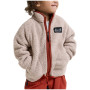 Didriksons Gibbs Kids Fullzip 2 Beach Beige/Rust gyerek pulóver