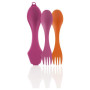 Kanál tokkal Light my Fire Sporks´n Case sötétlila/rózsaszín