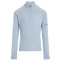 Icebreaker K 260 Tech LS Half Zip gyerek funkcionális felső világoskék Zinc Blue