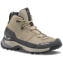 Salewa Puez Leather Mid Ptx W női túracipő világos barna Quicksand/Onyx