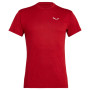 Férfi póló Salewa Puez Melange Dry M S/S Tee piros