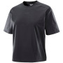 Salomon Trackline SS Tee női póló fekete Deep Black
