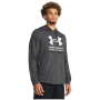 Under Armour UA Rival Terry Graphic Hood férfi pulóver szürke Gray