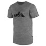 Férfi póló Warg Merino Mountain 165 Short szürke