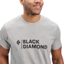 Black Diamond M Mini Stacked Ss Tee férfi póló