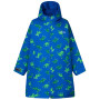Regatta Junior Changing Robe Olymp Blue Dino vízálló gyerekkabát kék Olymp Blue Dino