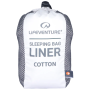 LifeVenture Cotton Sleeping Bag Liner, Mummy hálózsák bélés