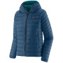 Patagonia Down Sweater Hoody női tollkabát sötétkék