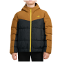 4F Down Jacket M0915 Light Brown gyerek télikabát fekete/barna Light Brown