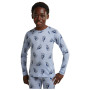 Icebreaker Kids M 200 Oasis LS Crewe Bear Tour AOP gyerek funkcionális felső