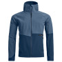 Ortovox Venet Softshell Hooded Jacket férfi softshell kabát kék Light Nunatak