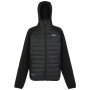 Regatta Newhill Hybrid férfi dzseki fekete/piros Blck(RdOchr)