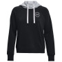 Under Armour Rival Fleece CB Hoodie női pulóver fekete/szürke