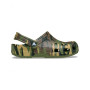 Crocs Classic Camouflage Clog Army Green/Multi gyerek papucs
