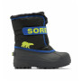 Sorel Snow Commander™ Black gyerek téli cipő fekete/kék