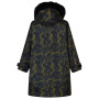 Regatta Junior Waterproof Changing Robe Pro Bark Green vízálló gyerekkabát